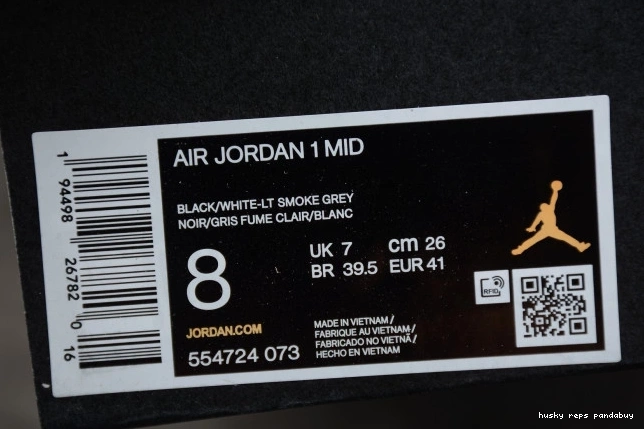 Cheap Husky Mid White 554724-073 Jordan 1 Shadow AIR 0729